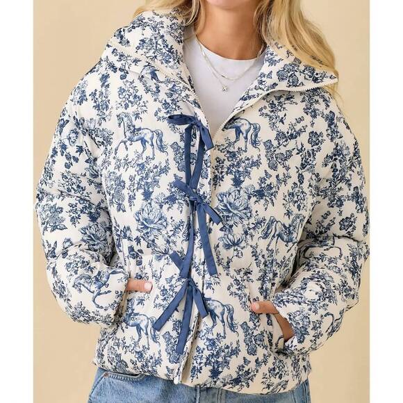 MAIN STRIP Jackets & Blazers - NEW MAIN STRIP paloma horse print jacket in navy toile